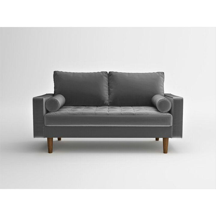 Modern Comfortable Velvet 2 Seater Sofa - 180x85x85 cm - By Alhome - Zrafh.com - Your Destination for Baby & Mother Needs in Saudi Arabia