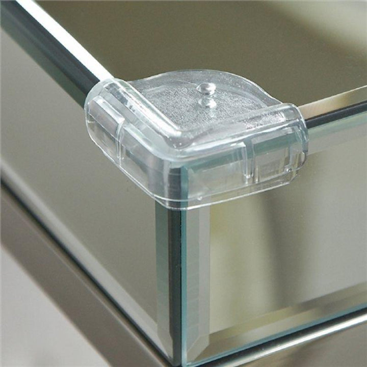 Clippasafe Corner Protectors For Glass Surfaces - 4 Pieces - Zrafh.com - Your Destination for Baby & Mother Needs in Saudi Arabia
