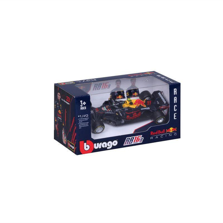 Bburago F1 Team Red Bull Racing Car 1:43 - Dark Blue/Red/Yellow - RB16B - Zrafh.com - Your Destination for Baby & Mother Needs in Saudi Arabia