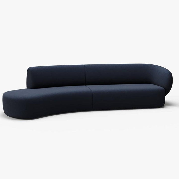 3-Seater Velvet Sofa Indigo By Alhome - Zrafh.com - Your Destination for Baby & Mother Needs in Saudi Arabia