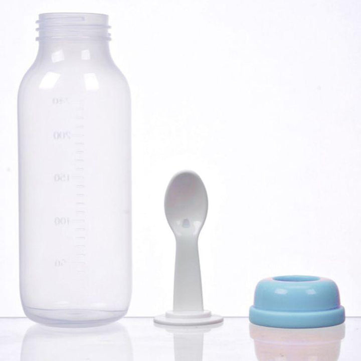 Amchi Baby Nursing Bottle With Spoon 240Ml - ZRAFH