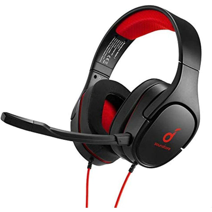 Soundcore Gaming Headphones - Strike 1 - Black and Red - Zrafh.com - Your Destination for Baby & Mother Needs in Saudi Arabia