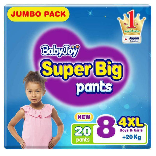 Babyjoy Culotte Jumbo #8 5XL Size - 20 Diapers - ZRAFH