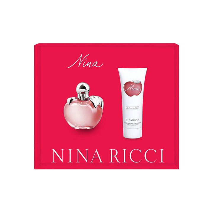 Nina Ricci Nina Gift Set ( Eau de Toilette 50ml + Body Lotion 75ml) - 2 Pieces - ZRAFH