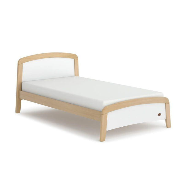 Kids Bed: 120x200x140 Wood, Beige and White by Alhome - Zrafh.com - Your Destination for Baby & Mother Needs in Saudi Arabia