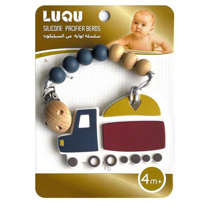 Luqu Silicone Pacifier Beads- Truck - ZRAFH