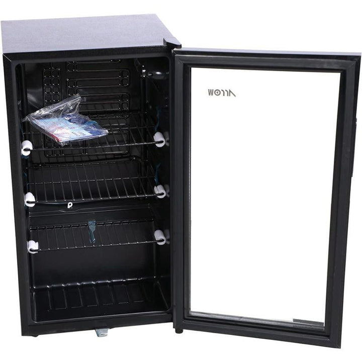 Arrow Cooling Cabinet Refrigerator With Single Glass Door - 4.5 Feet - 132 L - Black - RO-140SCH - Zrafh.com - Your Destination for Baby & Mother Needs in Saudi Arabia
