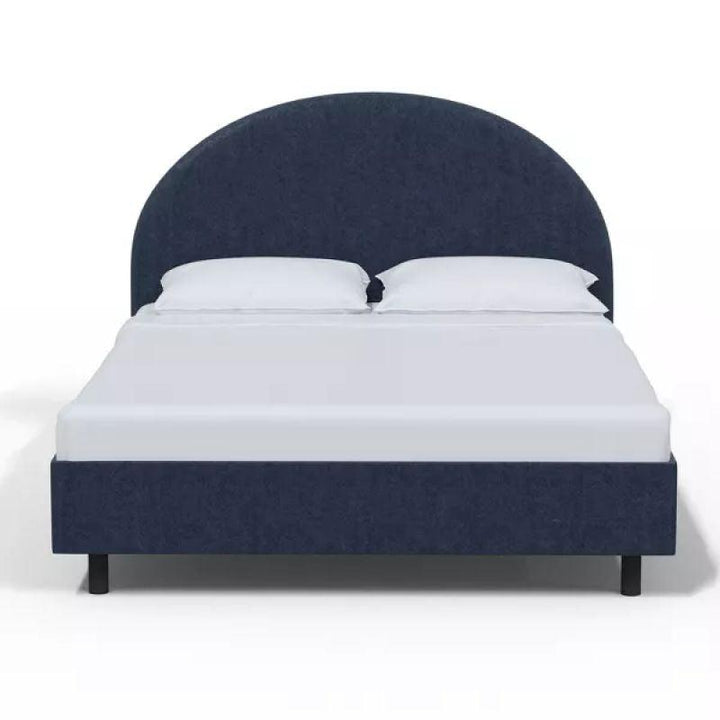 Azure Chanel Comfort: Swedish Wood Super King Bed (200x200x140) by Alhome - Zrafh.com - Your Destination for Baby & Mother Needs in Saudi Arabia