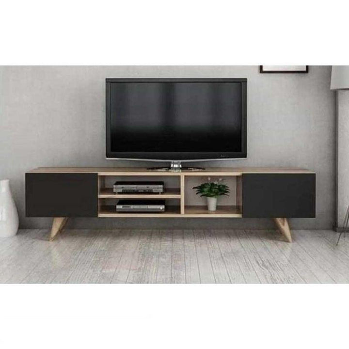 Brown Wall TV Table By Alhome - Zrafh.com - Your Destination for Baby & Mother Needs in Saudi Arabia