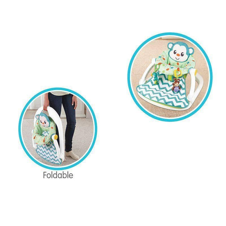 Comfy Portable Baby Floor Seat From Baby Love Green - 33-1780351 - ZRAFH