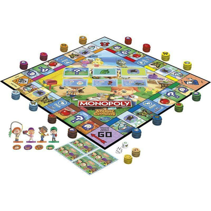 Monopoly Animal Crossing New Horizons Edition Board Game - Ages 8 And Up - ZRAFH