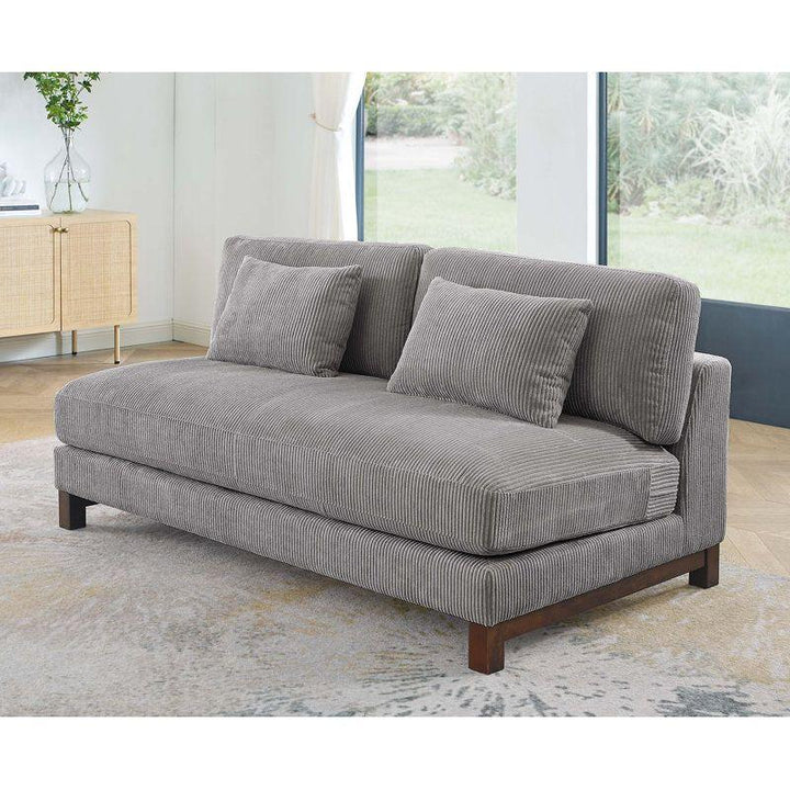 Modern Velvet 2 Seater Sofa - 200x85x85 cm - By Alhome - Zrafh.com - Your Destination for Baby & Mother Needs in Saudi Arabia