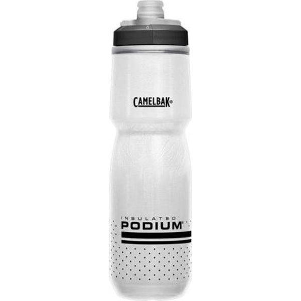 Camelbak sport bottle podium chill 24 Oz - black and white - ZRAFH