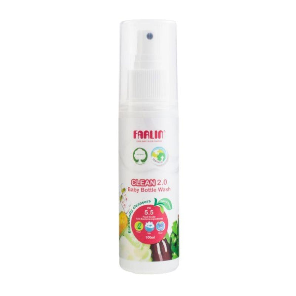 Farlin Clean 2.0 Baby Liquid Cleanser Travel Kit- 100 ml - ZRAFH