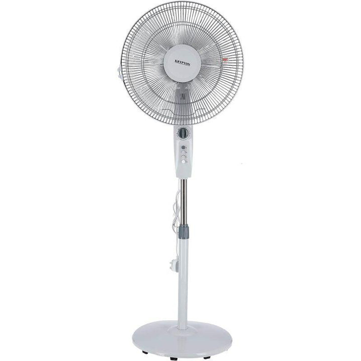 Krypton Stand Fan -16 Inch - White - KNF6112 - Zrafh.com - Your Destination for Baby & Mother Needs in Saudi Arabia