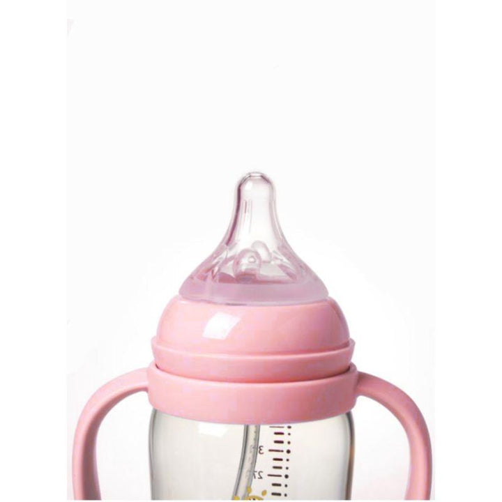 Luqu Feeding Bottle Ppsu With Handle - 300Ml - ZRAFH