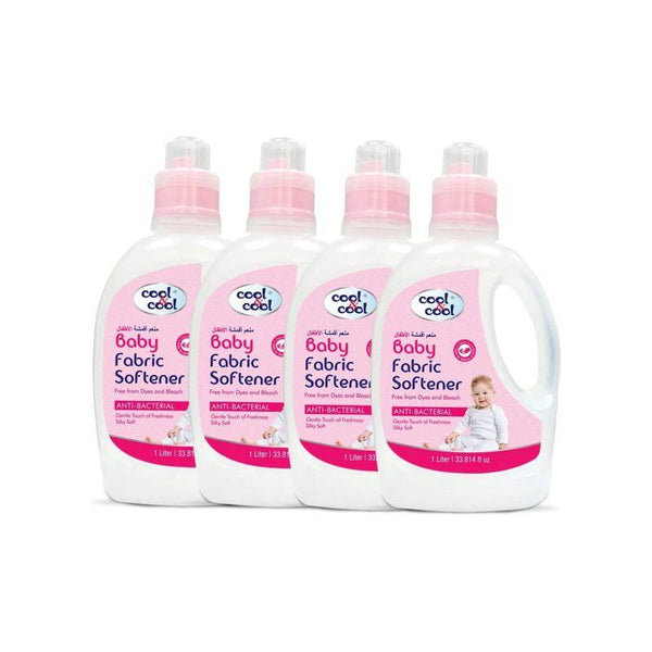 Cool & Cool Baby Fabric Softener Pack of 4 - 1L each - Zrafh.com - Your Destination for Baby & Mother Needs in Saudi Arabia