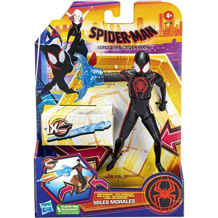 Marvel Spider-ManMiles Morales Toy Across The Spider-Verse Web Spinning - 6 Inch - ZRAFH