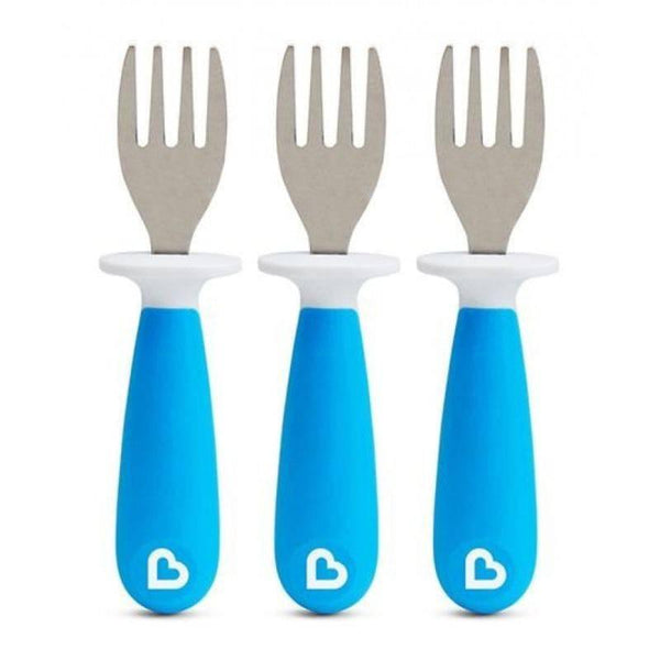 MUNCHKIN RAISE TODDLER FORKS 3pcs - Blue - ZRAFH