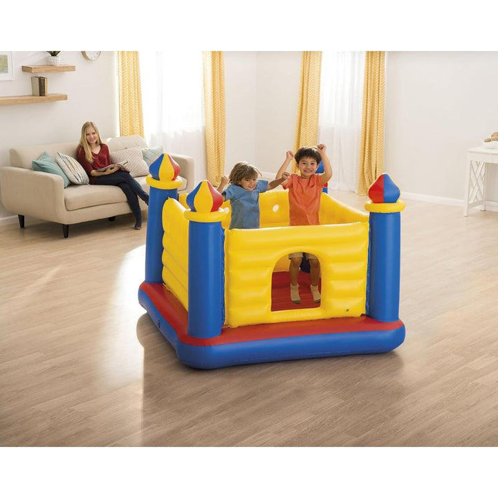 Intex Inflatable Jump-O-Lene Castle Bouncer - 175x35 cm - 3+ Years - Zrafh.com - Your Destination for Baby & Mother Needs in Saudi Arabia