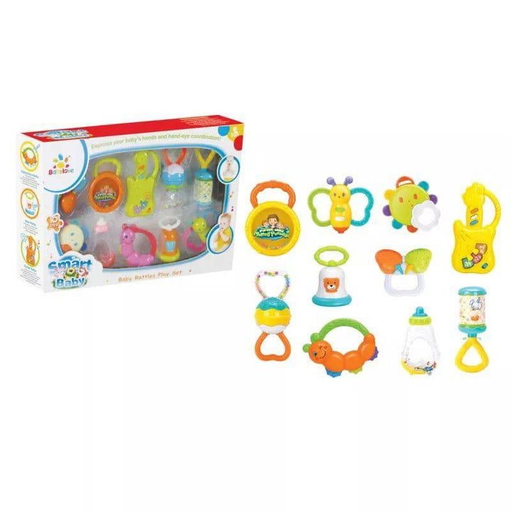 Children's Rattles Set From Baby Love 12 Pieces - Multicolor - 33-1384160 - ZRAFH