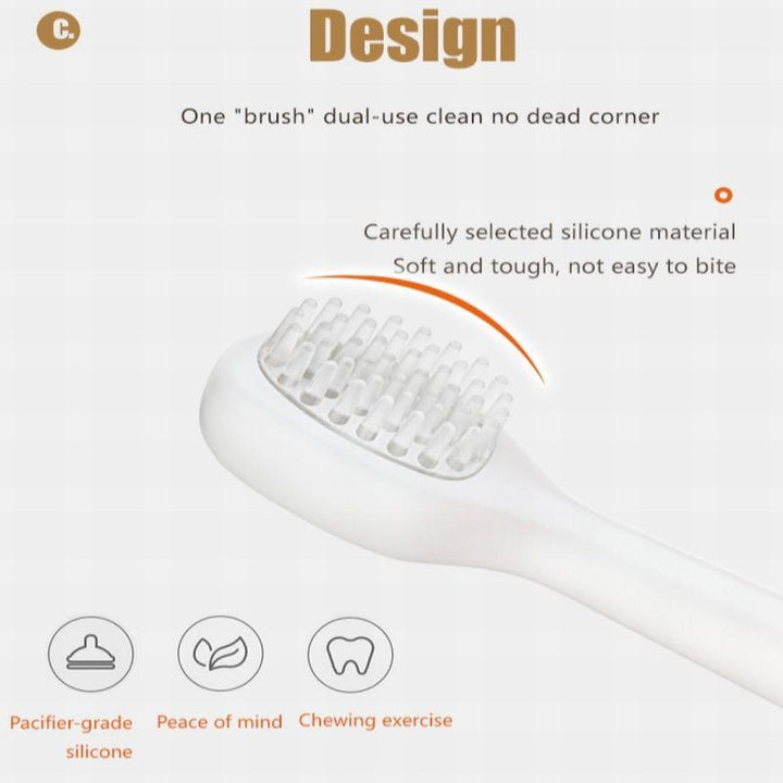 Luqu Silicone Tooth Brush Flower Shape - ZRAFH