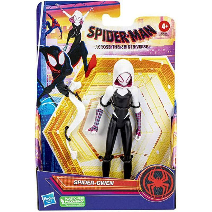 Marvel Spider-Man Across The Spider-Verse Spider-Gwen Toy with Web Accessory - 6 Inch - ZRAFH