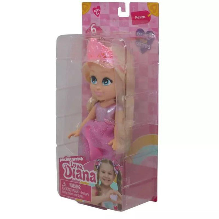 Headst Doll Love Diana princess - 15.5 cm- multicolor - ZRAFH
