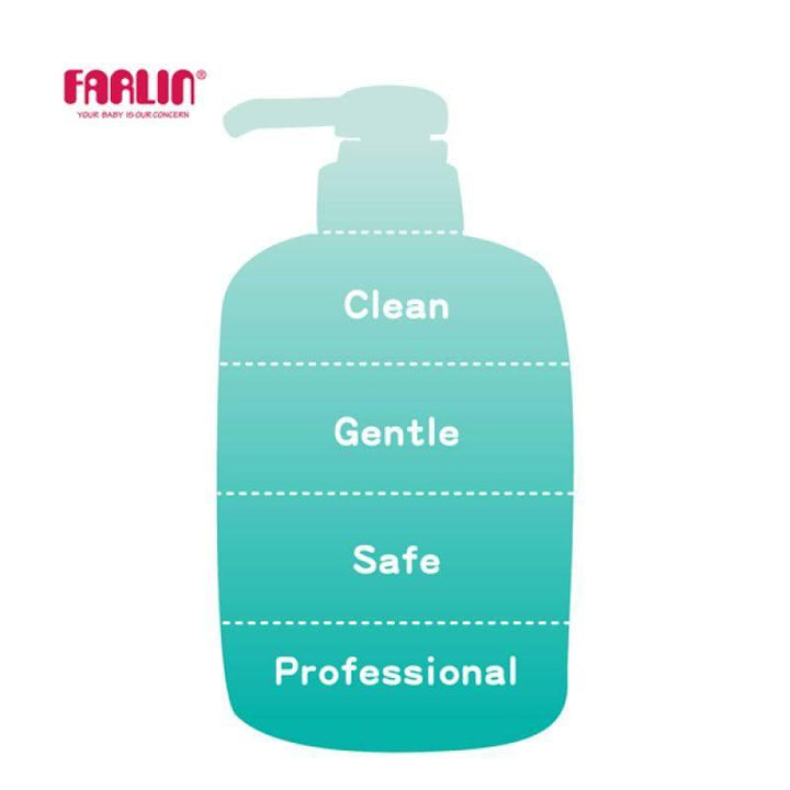 Farlin Clean Baby Bottle Wash Mouse Foam Pump - 750ml - ZRAFH