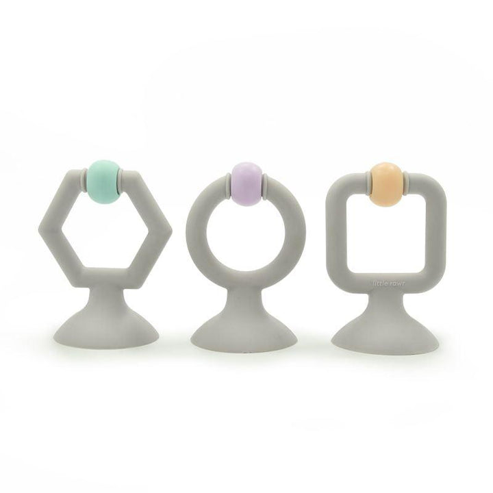 Luqu Silicone Teether- Set of 3 pieces - ZRAFH