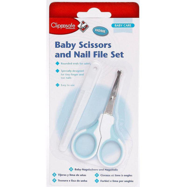 Clippasafe Nail Clipper And File Set For Kids - Zrafh.com - Your Destination for Baby & Mother Needs in Saudi Arabia
