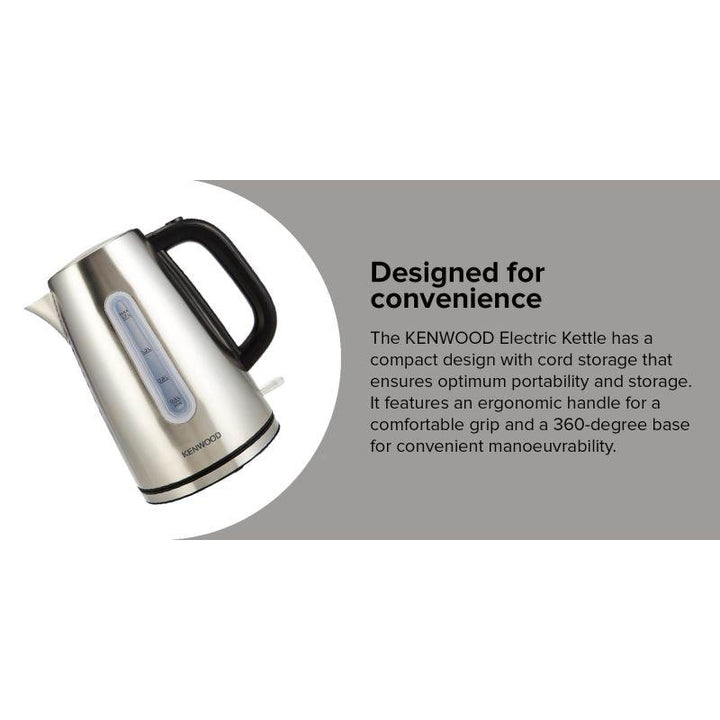 Kenwood Stainless Steel Cordless Kettle - 1.7 L - 2200 W - HOW ZJM10.000SS - ZRAFH