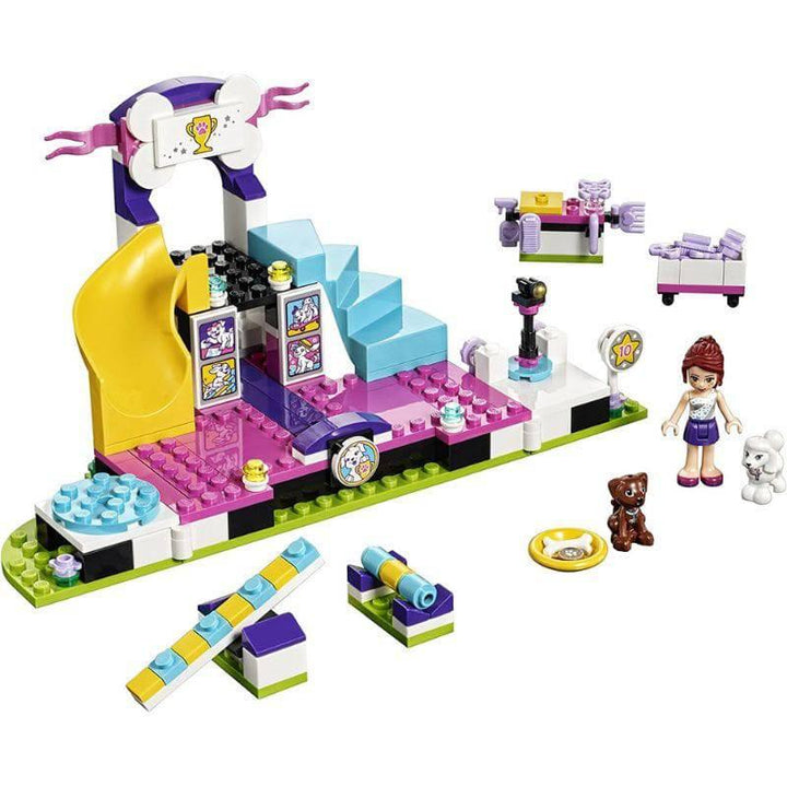 Building Blocks Theater with Microphone 202 Pieces - 33x5x21 cm - 40-1614946 - ZRAFH