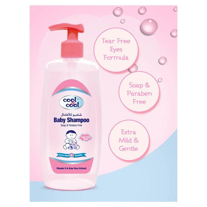 Cool & Cool Baby Shampoo - 1L - Zrafh.com - Your Destination for Baby & Mother Needs in Saudi Arabia