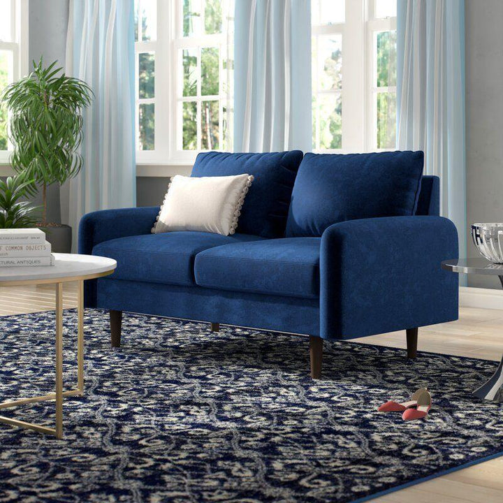 Modern Sturdy Velvet 2 Seater Sofa - 180x85x85 cm - By Alhome - Zrafh.com - Your Destination for Baby & Mother Needs in Saudi Arabia