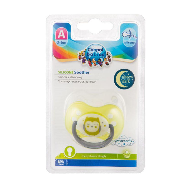 Canpol Babies Silicone Soother - Size 0-6 Months - Moon - 22/639 - ZRAFH