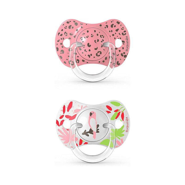 Suavinex Baby Soother - 0-6 months - pink - Zrafh.com - Your Destination for Baby & Mother Needs in Saudi Arabia