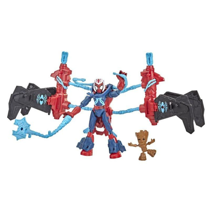 Marvel Spider-Man figure Bend&Flex spiderman Space Mission jet - 6 inch - ZRAFH