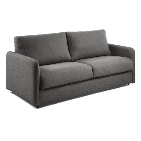 Contemporary Gray Linen 3-Seater Sofa - 200x85x45 cm - Swedish Wood By Alhome - 110110950 - Zrafh.com - Your Destination for Baby & Mother Needs in Saudi Arabia