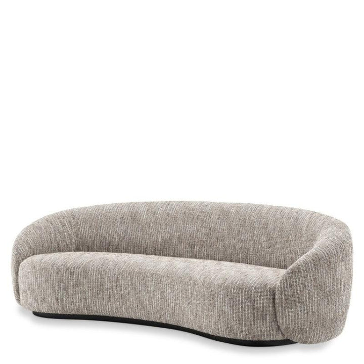 Contemporary Comfort: 3-Seater Linen Sofa in Stylish Gray By Alhome - Zrafh.com - Your Destination for Baby & Mother Needs in Saudi Arabia