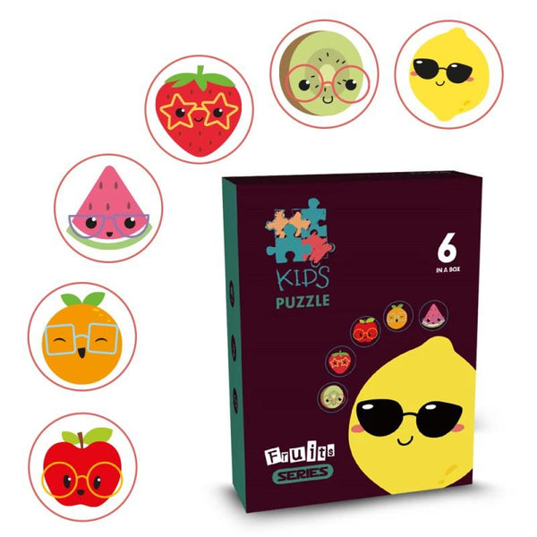 Little Story 6-in-1 Matching Puzzle Game - Fruits - LS_PZ_MTFU - Zrafh.com - Your Destination for Baby & Mother Needs in Saudi Arabia