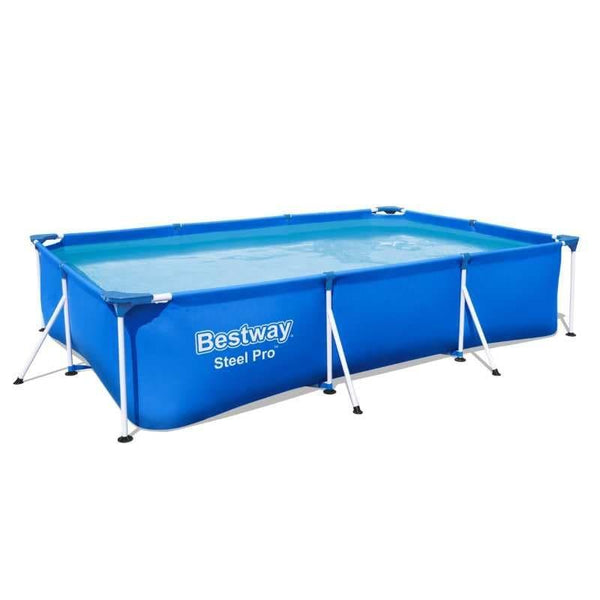 Deluxe Splash Frame Pool 3300 Liter - 300x201x66 cm Blue - 26-56404 - ZRAFH