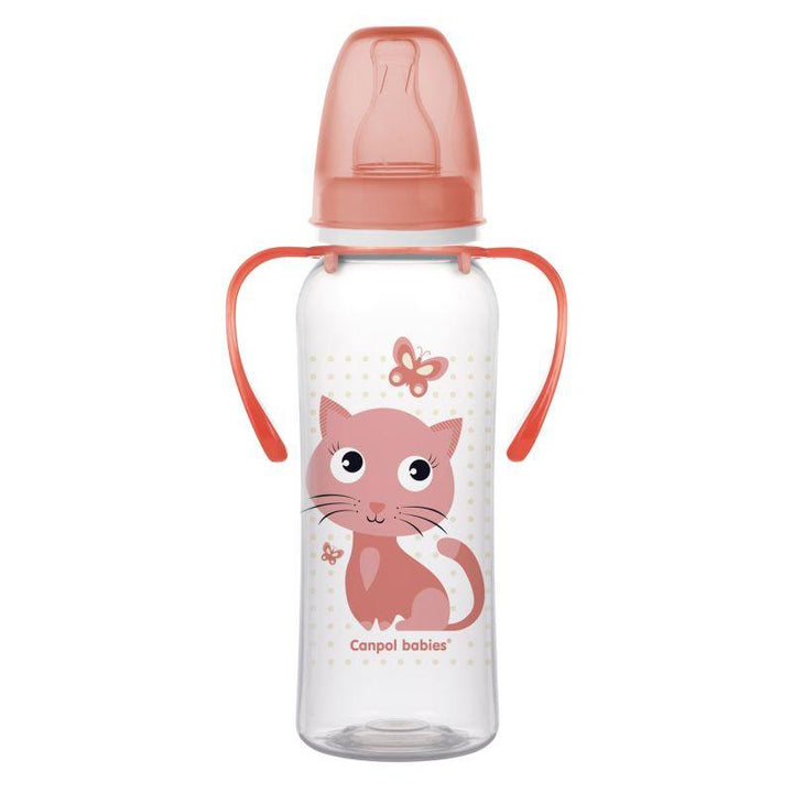 Canpol Feeding Bottle With Handle - 250 Ml - ZRAFH