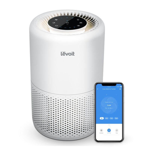 Levoit Smart Air Purifier - Wi-Fi - White - Core® 200S - Zrafh.com - Your Destination for Baby & Mother Needs in Saudi Arabia