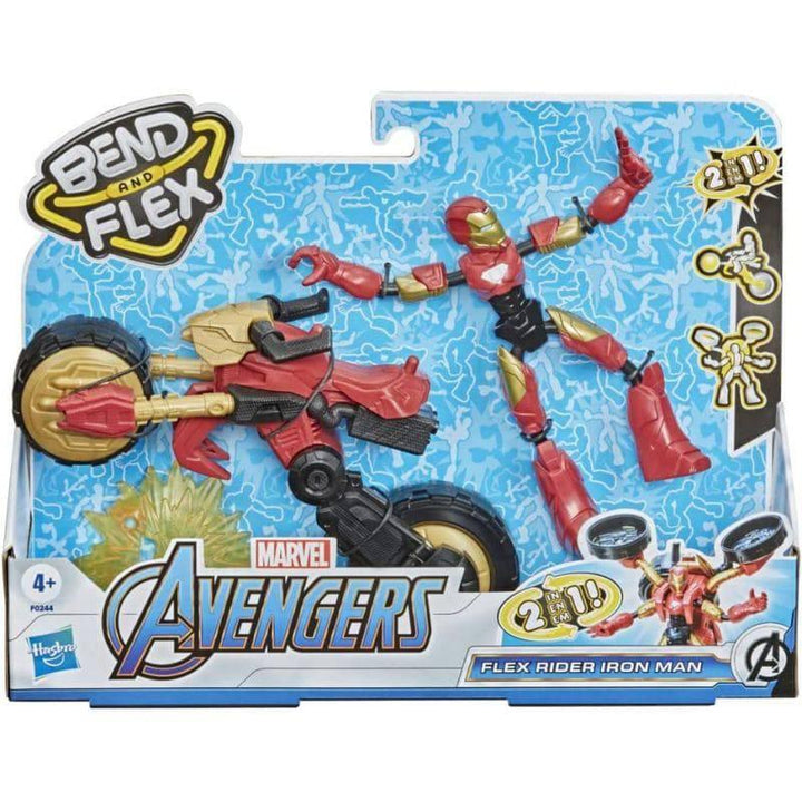 Marvel avengers figure Bend&Flex rider iron man - 6 inch - ZRAFH