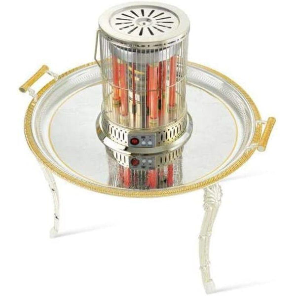 Al Saif Electric Heater Four Seasons 2000 W - Silver & Gold - JN2349 - Zrafh.com - Your Destination for Baby & Mother Needs in Saudi Arabia