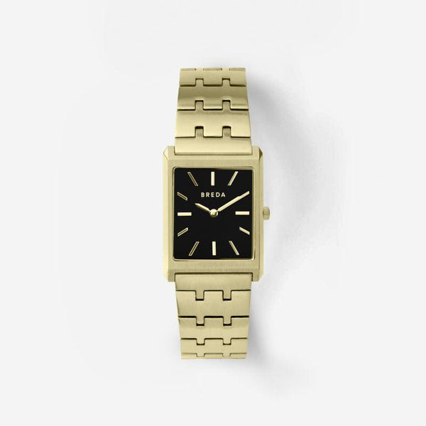 Breda Men's Watch Virgil - 26mm - Gold and Black - 1740A - Zrafh.com - Your Destination for Baby & Mother Needs in Saudi Arabia