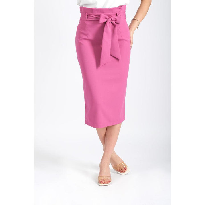 Londonella Skirt with Belt Detail - Pink - 100156 - Zrafh.com - Your Destination for Baby & Mother Needs in Saudi Arabia