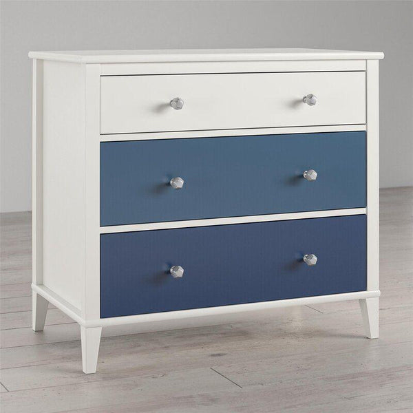 Kids Dresser: 89x48x79 Wood, Blue by Alhome - Zrafh.com - Your Destination for Baby & Mother Needs in Saudi Arabia