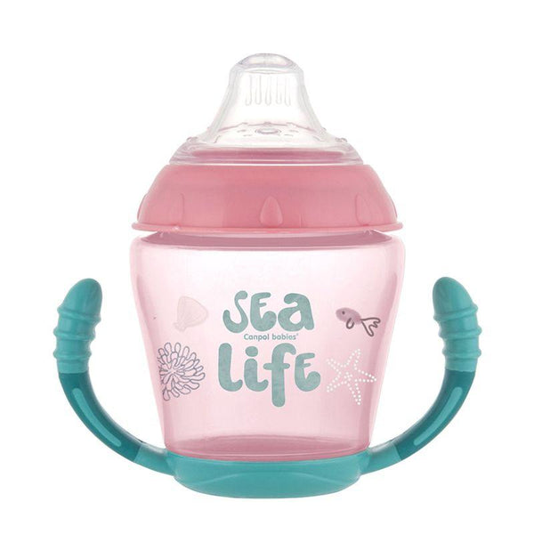 Canpol Babies Non-Spill Cup with Soft Silicone Spout 230 ml Sea Life - ZRAFH